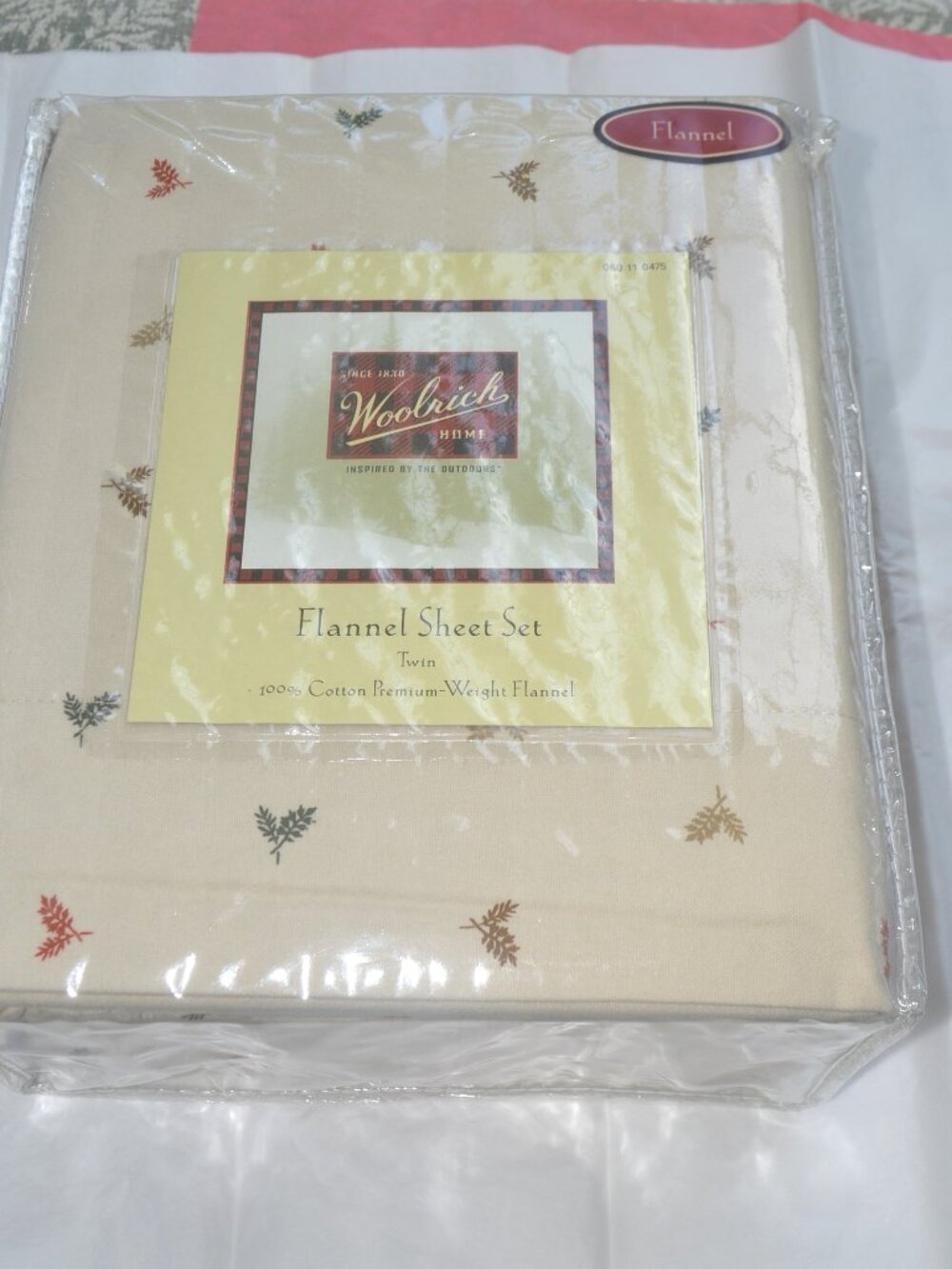 ~ Woolrich Home ~ Flannel, Twin Sheet Set, NEW in package